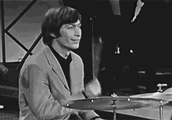 Charlie Watts Rimshot GIF