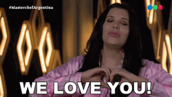 Charlotte Caniggia We Love You GIF