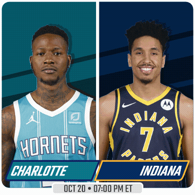 Charlotte Hornets And Indiana Pacers Are Playing On Oct 20 GIF