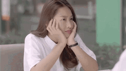 Charming Lady Fake Demure Smile GIF