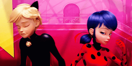 Chat Noir Ladybug Confused Reaction GIF
