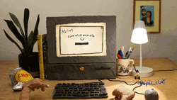 Chatgpt Ai Computer Screen Clay Animation GIF