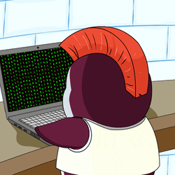 Chatgpt Pudgy Penguin Matrix Screen Effect GIF