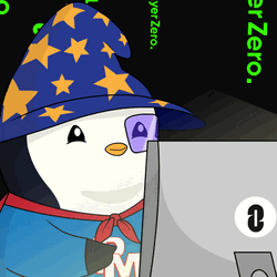 Chatgpt Pudgy Penguin Typing Computer Programming GIF