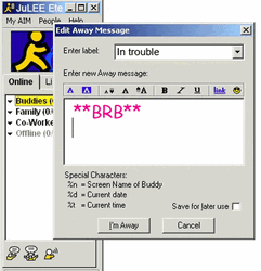 Chatting Brb Dyed Hair GIF