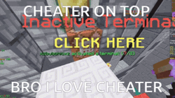 Cheater On Top Bro I Love Cheater Skyblock GIF