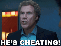 Cheater Will Ferrell He's Cheating GIF