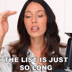 Check List This List Is Just So Long GIF