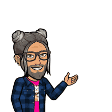 Check Mark And Bearded Guy GIF