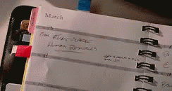Check My Calendar Notebook Agenda  GIF