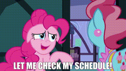 Check Schedule My Little Pony Pinkie Pie GIF
