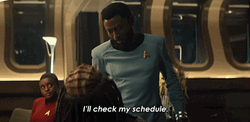Check Schedule Star Trek Babs Olusanmokun GIF