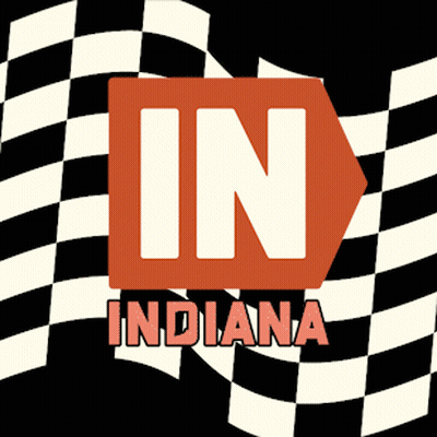 Checkered Flag Indiana GIF