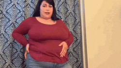 Checking For Weight Gain GIF