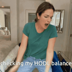 Checking Hodl Dance GIF