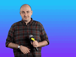 Checking Mic Is This Thing On GIF