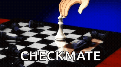 Checkmate On Chess Board GIF