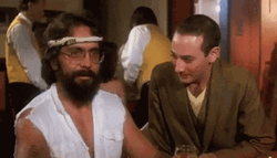 Cheech And Chong The Guy From Hamburger Train GIF