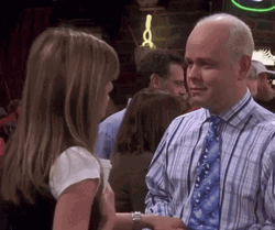 Cheek Kiss Friends Rachel Greene James Michael Tyler GIF