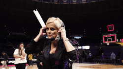 Cheeky Lady Tossing Mic Walk Off GIF