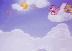 Cheer Bear Rainbow Care Bear GIF