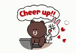 Cheer Up Brown And Cony Busy Work