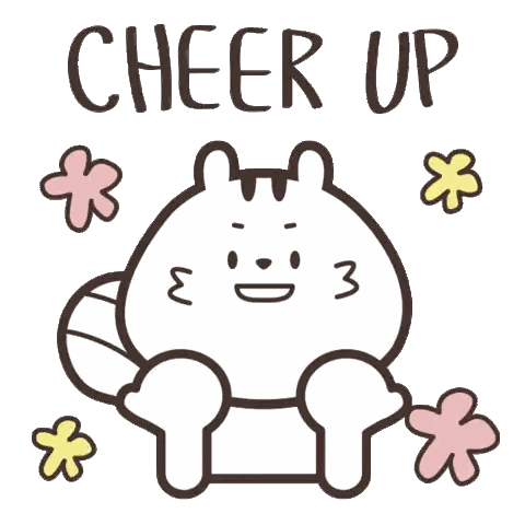 Cheer Up Cat Sticker