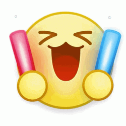 Cheer Up Happy Emoji Emoticon Face Fireworks