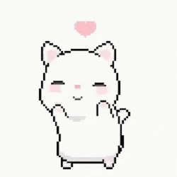 Cheerful Kawaii Cat Dancing GIF