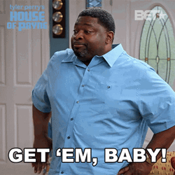 Cheering Get Em Baby GIF