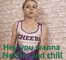Cheerleader Asking For Netflix