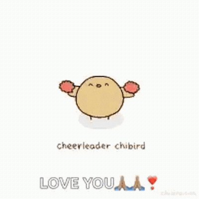 Cheerleader Chibird Finish Today Strong GIF