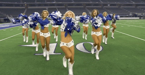 Cheerleader Dallas Cowboys GIF