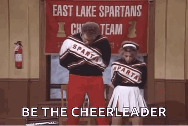 Cheerleader East Lake Spartans GIF