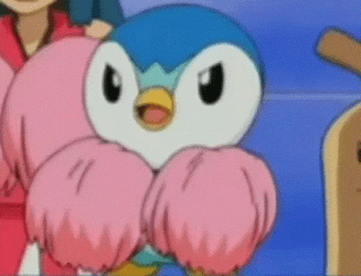 Cheerleader Piplup GIF