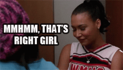 Cheerleader Saying Mhmm That's Right Girl GIF