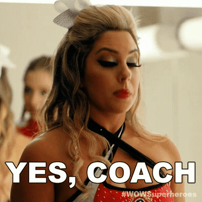 Cheerleader Says Yes Coach GIF