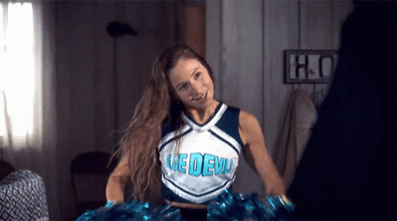 Cheerleader Slow Motion Dance GIF