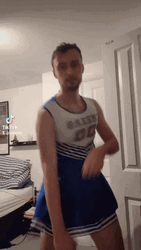 Cheerleading Gay Man Random Dance GIF