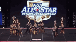 Cheerleading Team NCA Championship Competition GIF
