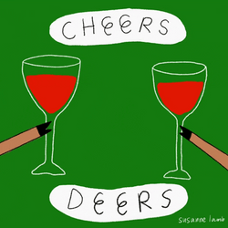 Cheers Deers Work Party GIF
