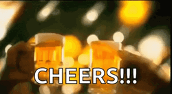 Cheers Drinking Beer GIF