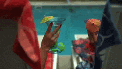 Cheers Margarita On Poolside GIF