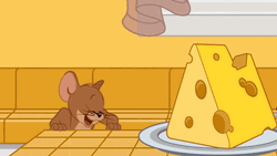 Cheese Happy Jerry Cartoon GIF