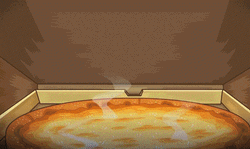 Cheese Pizza Box Cartoon GIF