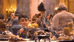 Cheese Table Eggs Boxtrolls GIF