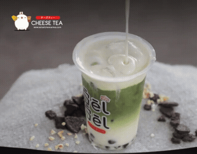 Cheese Tea With Milk GIF