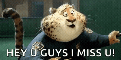 Cheetah Cop Hey U Guys I Miss U GIF