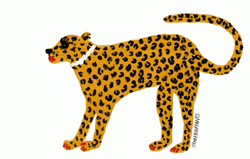 Cheetah Female Love Heart