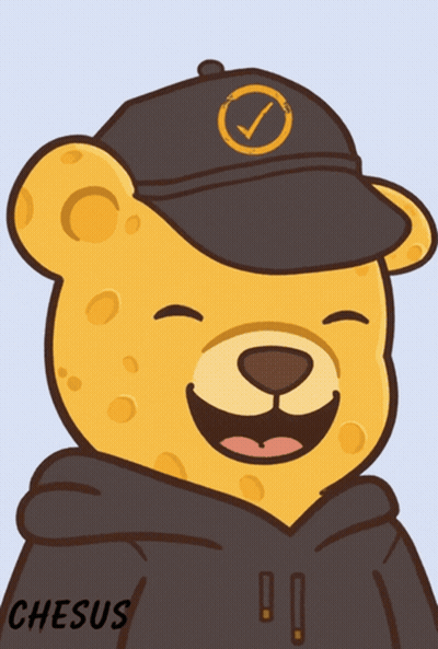 Cheetah in Black Hat and Chesus Hoodie